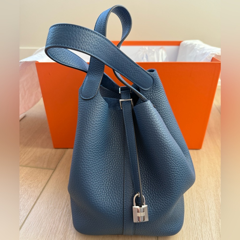 Hermes Picotin 22 - Bleu Tie